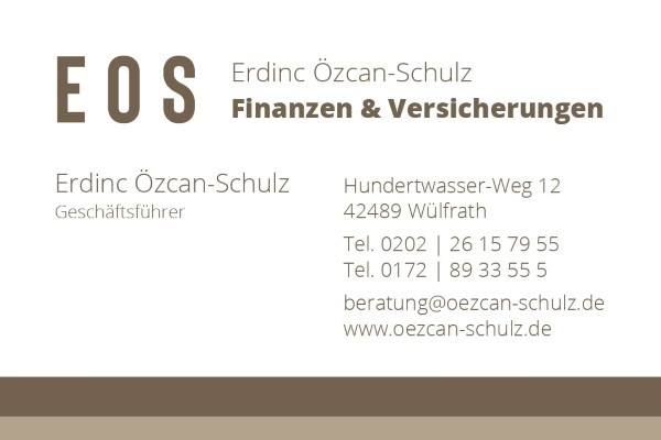 Finanzdienstleistungen Erdinc Özcan-Schulz